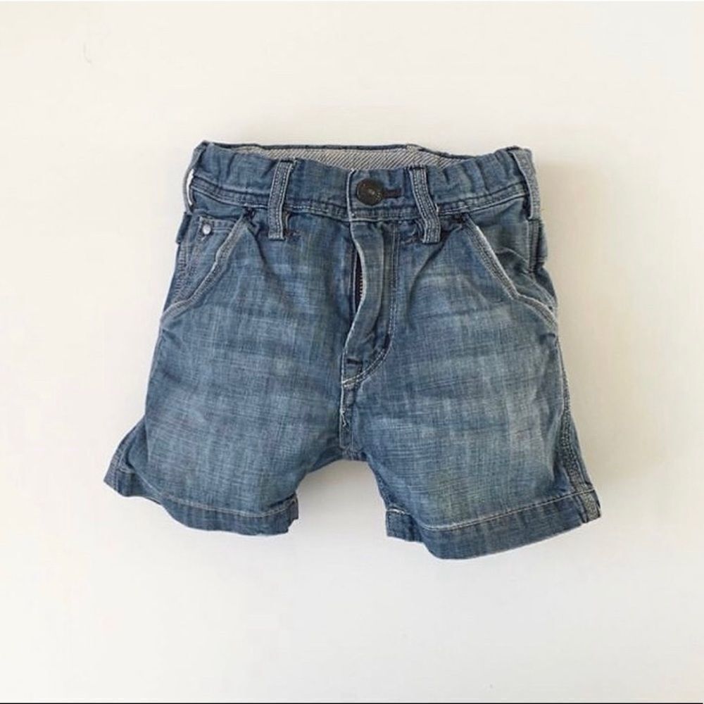 H&M denim shorts VGUC 12-18 months